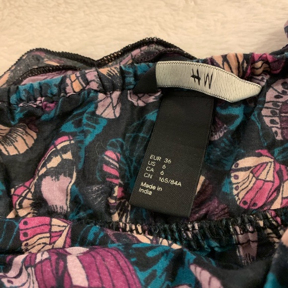 NWOT|Ruffle Skirt with butterfly Pattern - Picture 5 of 16